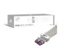 ASUS ROG Equalizer Câble PCIe 12V-2x6, ATX 3.1 & PCIe 5.1, Équilibrage de Charge, Réduction des Variations de Courant, Protection Renforcée Carte Graphique, Blanc