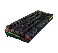 ASUS ROG Falchion 65% Clavier Gaming sans Fil et USB, mécanique, commutateur Cherry MX Rouge, RVB, Touches en ABS, 2,4 GHz, Panneau Tactile latéral, étui, Macro, Disposition Italie, Noir