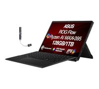 ASUS ROG Flow Creator Ordinateur portable 2 en 1 Écran tactile IPS WQXGA 13,4" (AMD Ryzen AI MAX+ 395, 128 Go LPDDR5X, 1 To SSD, RGB KB, WiFi 7, Webcam, Bluetooth 5.4, Win 11 Pro) avec extension de