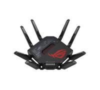 ASUS ROG GT-BE98 - Routeur gaming Wi-Fi 7 - quadruple bande - débit de 25Gb/s - nouvelle bande passante 320MHz & 4096-QAM, double port 10G, triple accélérateur de jeu, sécurité réseau gratuite, AiMesh