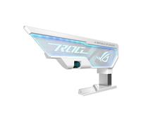 ASUS ROG Herculx - Support Carte Graphique Universel Blanc, LED Multicolore, Compatible NVIDIA GeForce RTX 40, Longueur Câble 0.5m, Dimensions 208x71x46mm