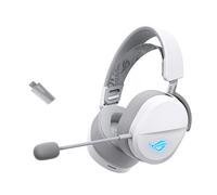 ASUS ROG Pelta Casque de Jeu sans Fil avec Micro Amovible - Trimode (BT, 2,4 GHz, USB-C) Pilotes plaqués Titane de 50 mm, Batterie 70 Heures, Ergonomique, léger, pour PC, PS5, PS4, Switch, Mobile