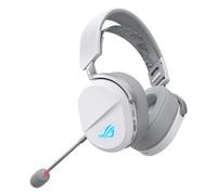 ASUS Casque gaming sans fil ROG Pelta White – tri‑Mode Speednova, membranes 50mm Titane, 60h