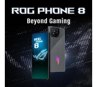 ASUS ROG Phone 8, Gris Rebel, 12Go RAM 256Go Stockage, Snapdragon 8 Gen 3, 6,78’’ AMOLED 165Hz, Caméra Gimbal 50MP, Version EU Officielle
