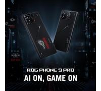 ASUS ROG Phone 9 Pro, EU Officiel, Phantom Black, 16 Go de RAM 512 Go de Stockage, Snapdragon® 8 Elite, 6,78'' 185Hz AMOLED, Sony® Lytia 700 : Caméra 50 MP