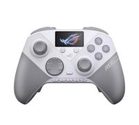 ASUS ROG RAIKIRI II PRO PC WL White Controller - TMR Joystick, 8000Hz, OLED | Manette PC sans fil ultra-précise avec joysticks TMR anti-drift, taux de sondage 8000 Hz, écran couleur et 79 h d'autonomie.