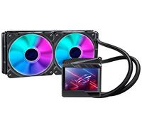 ASUS ROG Ryujin II 240 ARGB Refroidisseur de processeur liquide tout-en-un 240 mm (écran LCD couleur 3,5", ventilateur à pompe intégrée, 2 ventilateurs de radiateur ROG 120 mm, compatible avec Intel