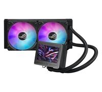 ASUS ROG Ryujin III 240 ARGB watercooling de CPU AIO avec écran LCD 3,5", pompe Asetek 8ème génération, ventilateur intégré à la pompe et 2 ventilateurs ARGB magnétiques de 120 mm avec radiateur ROG