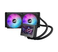 ASUS ROG Ryujin III 240 ARGB Refroidisseur de processeur liquide tout-en-un avec radiateur de 240 mm Pompe Asetek 8ème génération, 2 ventilateurs ARGB magnétiques de 120 mm (design en chaîne), écran