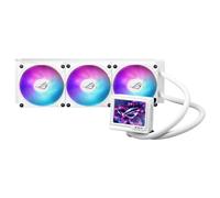 ROG Ryujin III 360 ARGB Extreme White Edition AIO Cooler with Asetek Gen8 V2 Pump; Thickened Magnetic Fans; 3.5" LCD for Hardware Monitoring & Custom GIFS