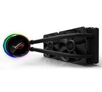 ASUS ROG RYUO 240, Kit de watercooling All-in-One ventilateur de 240 mm, interface OLED LiveDash en couleurs, Aura Sync RGB