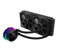 ASUS ROG RYUO 240 - Kit de watercooling All-in-One ventilateur de 240 mm, interface OLED LiveDash en couleurs, Aura Sync RGB