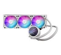 ASUS ROG RYUO III 360 ARGB Blanc -Refroidisseur Liquide CPU Tout-en-Un (écran LED Anime Matrix, Solution de Pompe Asetek 8e gen, 3 Ventilateurs de Refroidissement ROG ARGB de 120 mm, Aura Sync RGB)