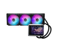 ASUS ROG RYUO IV 360 ARGB - Refroidisseur Liquide CPU Tout-en-Un avec Ecran AMOLED incurvé 6,67" pour des vidéos 3D, Ventilateurs ARGB pré-montés, Pompe Asetek Emma Gen8 V2, Pâte Thermique