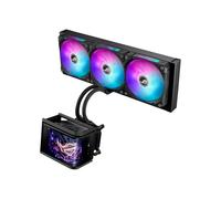 ASUS ROG Ryuo IV SLC ARGB 360mm Refroidisseur liquide CPU AMD/Intel Gaming | AIO 360 mm, écran AMOLED incurvé de 6,67", tubes courts, ventilateurs ARGB en chaîne, Intel LGA1700/1851 et AMD AM4/AM5