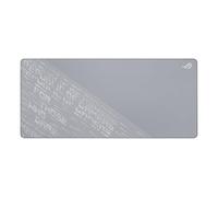 ASUS ROG Scabbard II Arctic Gray XXL Tapis de souris de jeu (grand 900 x 400 mm, surface résistante à l'eau, à l'huile et à la poussière, résistant à l'effilochage, bords cousus plats, base en