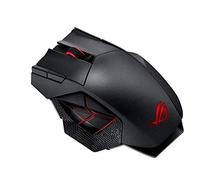 ASUS ROG Spatha - Souris gaming laster - 8200 DPI - 150 IPS - Avec ou sans fil - Eclairage RGB - Mémoire Flash intégrée - Interface ROG Armoury 2,4 GHz Noir