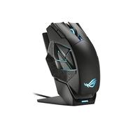ASUS ROG Spatha X Souris de jeu sans fil (support de charge magnétique, 12 boutons programmables, 19 000 DPI, prises de commutation à chaud push-fit, micro-commutateurs ROG, paracorde ROG et éclairage
