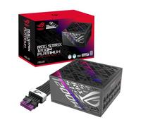 ASUS ROG Strix 1200W Platinum (80 Plus et Cybenetics Platinum, ATX entièrement modulaire, ATX 3.1, PCIe 5.1, GaN MOSFET, GPU-First IVS, ROG Equalizer 12V-2x6 GPU Câble d'alimentation, 10 Ans de