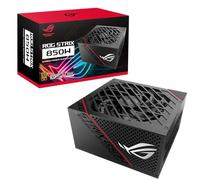 ASUS ROG Strix 850W Gold Bloc d’Alimentation (radiateurs ROG, Ventilateurs axiaux à Double roulement à Billes, Technologie 0dB, Certification 80 Plus Gold, câbles modulables, Garantie 10 Ans)