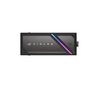 ASUS ROG Strix Aiolos Boîtier SSD USB-C 3.2 Gen 2 x 2 (Double Prise en Charge M.2 NVMe PCIe et SATA, Installation sans Outil, Tableau de Bord SSD pour l'état de l'appareil, système de Refroidissement
