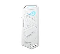 ASUS ROG Strix Arion White Edition/Boîtier SSD Externe M.2 NVMe/Installation sans Outil/Câble USB-C vers C vers A/Pad Thermique Inclus/Prise en Charge de la synchronisation Aura