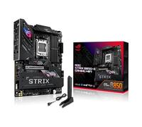 ASUS ROG Strix B850-E Carte mère AMD AM5 B850 ATX 16 + 2 étapes Dynamic OC, Core Flex, DDR5 avec AEMP, WiFi 7, 5X M.2, 5G LAN, PCIe 5.0, USB4, USB 20 Gbit/s Type-C, AI OC, Réseau AI, Noir