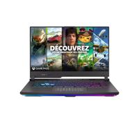 ASUS ROG STRIX-G15-G513RS-HQ004W PC Portable Gamer 15'' 2,5k WQHD 165 Hz & 3 ms (AMD Ryzen 9-6900H, RTX 3080 8G, RAM 16Go DDR5, 1To SSD PCIe, Windows 11) Clavier AZERTY RGB 4 Zones + NumPad