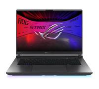 ASUS ROG Strix G16 G615LR-S5177W Intel Core Ultra 7 255HX Ordinateur portable 16" WQXGA 16 Go DDR5-SDRAM 1 To SSD NVIDIA GeForce RTX 5070 Ti Wi-Fi 7 (802.11be) Windows 11 Home Allemand Gris