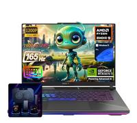 ASUS ROG Strix G16 Ordinateur portable de jeu - 16" 165 Hz FHD+ - NVIDIA GeForce RTX 5070 Ti - AMD Ryzen 9 8940HX (jusqu'à 5,2 GHz) - Win11 Pro, Ko rétroéclairé, Wi-Fi 6E, avec accessoires (64 Go de