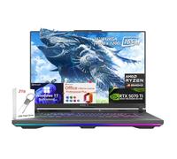 ASUS ROG Strix G16 Ordinateur portable de jeu 16" FHD 165 Hz, AMD Ryzen 9 8940HX, RTX5070 Ti, 32 Go de RAM 2 To SSD, Wi-Fi6E, KB rétroéclairé, licence à vie Win11Pro, gris éclipse, avec clé USB de 2