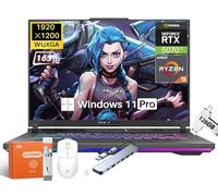 ASUS ROG Strix G16 Ordinateur portable de jeu 16" WUXGA 165 Hz 100 % standard RVB, AMD Ryzen 9 8940HX, NVIDIA GeForce RTX 5070 Ti 12 Go, 32 Go de RAM DDR5, 1 To PCIe SSD, Win 11 Pro, KB rétroéclairé