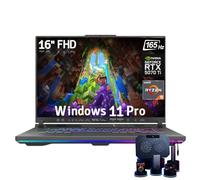 ASUS ROG Strix-G16 Ordinateur portable de jeu - AMD Ryzen 9 8940HX, écran WUXGA 165 Hz, NVIDIA GeForce RTX 5070 Ti 12 Go GDDR7, 32 Go DDR5, 1 To SSD, rétroéclairage RVB, Windows 11 Pro, avec