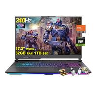 ASUS ROG Strix G17 G713 Ordinateur portable de jeu 17,3" WQHD IPS 240 Hz AMD 12-Core Ryzen 9 7845HX (> i9-12900H) 32 Go DDR5 1 To SSD GeForce RTX 4060 8 Go USB-C RVB rétroéclairé Charge rapide Win11