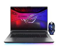ASUS ROG Strix G18 (2025) Ordinateur portable de jeu 18" 2,5K 240 Hz 16:10, NVIDIA GeForce RTX 5080, Intel Core Ultra 9 275HX, 64 Go de RAM DDR5, SSD M.2 PCIe de 2 To, WiFi 7, Win11 Pro - Gris éclipse