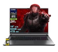ASUS ROG Strix G18 G815 Gaming AI PC portable 18" 2.5k (2560x1600) 240Hz (100% DCI-P3) Intel 24-core Ultra 9 275HX 64 Go de RAM 4 To SSD GeForce RTX 5060 (jusqu'à 572 AI Tops) rétroéclairé RVB WiFi7