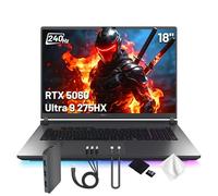 ASUS ROG Strix G18 Ordinateur portable de jeu 18" 2,5K 240 Hz, Intel Ultra 9 275HX, NVIDIA GeForce RTX 5060, 64 Go DDR5, 5 To de stockage (SSD de 4 To et station d'accueil de 1 To), clavier