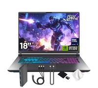 ASUS ROG Strix G18 Ordinateur portable de jeu 18" WQXGA 240 Hz, GeForce RTX 5070 8 Go, Intel Ultra 9 275HX, 32 Go DDR5, 2 To de stockage (SSD 1 To et station d'accueil de 1 To), clavier rétroéclairé