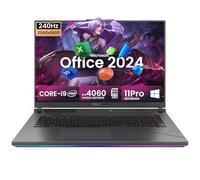 ASUS ROG Strix G18 Ordinateur portable de jeu 2,5 K, écran IPS Nebula de 18", DDR5 32 Go, SSD de 1 To, Intel i9-14900HX, GeForce RTX 4060, KYB rétroéclairé RVB par touche, WiFi 6E, Windows 11 Pro + MS