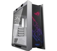 ASUS ROG Strix Helios Blanc RGB Boîtier PC gaming ATX/EATX, Panneaux bilatérales en verre trempé, structure en aluminium, support Carte Graphique, supports pour radiateurs jusqu'à 420 mm et Aura Sync