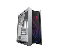 ASUS ROG Strix Helios GX601 White Edition RGB Boîtier d'ordinateur pour Cartes mères ATX/EATX avec Verre trempé, Cadre en Aluminium, Supports GPU, Support de radiateur 420 mm et synchronisation Aura