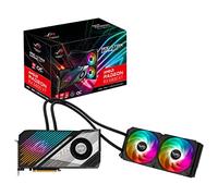 ASUS ROG STRIX LC AMD Radeon RX 6800 XT OC Edition - Carte graphique gaming (16GB GDDR6, AMD RDNA 2, PCIe 4.0, HDMI 2.1, DisplayPort 1.4a, Radiateur de 240mm, Tuyau de watercooling de 600mm)