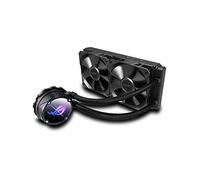 ASUS ROG STRIX LC II 240 - Refroidisseur de processeur liquide tout-en-un (2 x ventilateurs radiateurs ROG de 120 mm, Aura Sync RGB, compatible avec Intel et AMD)