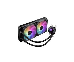 ASUS ROG STRIX LC II 280 ARGB : Refroidisseur liquide CPU All-in-One, 2x140mm, 700-2100 tr/min, Pompe 2800 tr/min, Aluminium, Noir, 35.7dB