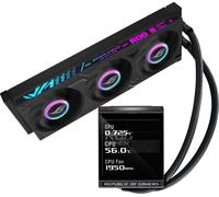 ASUS ROG Strix LC IV - Refroidisseur liquide CPU, AIO 360 mm, ASUS AIO Q-Connector, pompe haute performance, écran LCD 5,08", ventilateurs ARGB interconnectés, Intel LGA 1700/1851 & AMD AM4/AM5