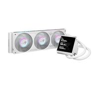 ASUS ROG Strix LC IV 360 ARGB LCD Watercooling Intel/AMD, Blanc | 360mm AIO, Écran 5.08" IPS, 3x ARGB, Intel LGA 1851/1700, AMD AM5/AM4