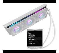 ASUS ROG Strix LC IV 360 ARGB LCD White Edition Kit refroidissement liquide 3x12cm Blanc