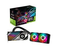 Asus ROG Strix LC Nvidia GeForce RTX 3080 Ti OC, ROG-STRIX-LC-RTX3080TI-O12G-GAMING, 12 Go GDDR6X, HDMI 2.1, DisplayPort 1.4a, refroidissement liquide, radiateur 240 mm, tuyau 560 mm