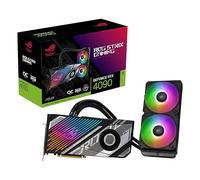 ASUS ROG Strix LC NVIDIA GeForce RTX 4090 OC Edition Carte Graphique de Jeu (PCIe 4.0, 24 Go GDDR6X, HDMI 2.1, DisplayPort 1.4a, Plaque Froide à Couverture complète, radiateur 240 mm, Tube 560 mm)