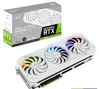 ASUS ROG STRIX NVIDIA GeForce RTX™ 3080 White OC Edition Carte graphique de jeu (PCIe 4.0, 10 Go GDDR6X, HDMI 2.1, DisplayPort 1.4a, blanc, conception de ventilateur Axial-tech, 2,9 emplacements, Super Alloy Power